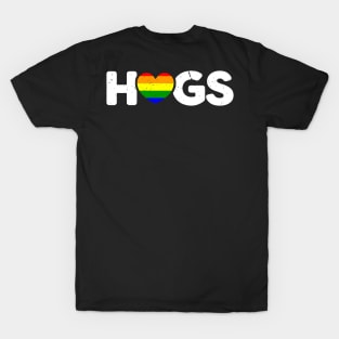 HUGS Rainbow I LGBT Pride Awareness T-Shirt